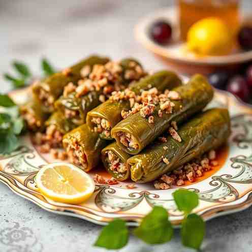 Cyprus Dolmades - Stuffed Grape Leaves Recipe